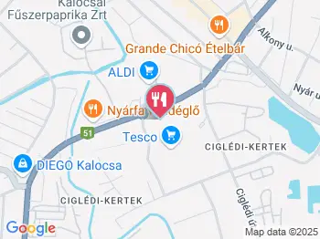 Deli by Shell Kalocsa a térképen