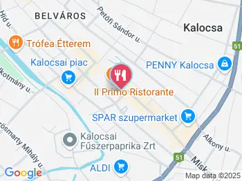 Félegyházi Pékség Kalocsa a térképen