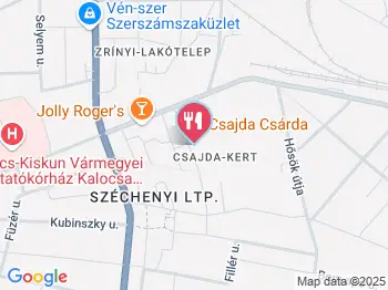 Kalocsai Csajdakert Étterem Kalocsa a térképen