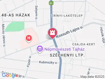 Kalocsai Érseki Kincstár Kalocsa a térképen