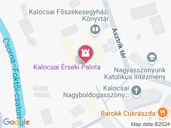 Kalocsai Érseki Palota Kalocsa a térképen