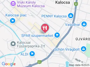 Kalotsa Pékség Kalocsa a térképen