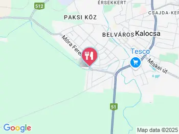 Két Gólya Fogadó étterme Kalocsa a térképen