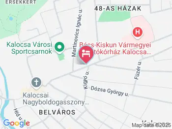 Li-Di Apartmanok Kalocsa a térképen