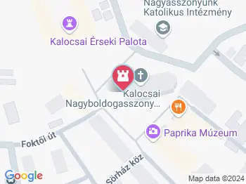 Nagyboldogasszony Főszékesegyház Kalocsa a térképen