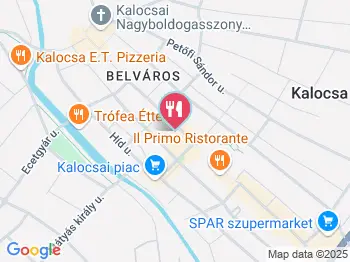 Oázis Hamburger Kalocsa a térképen