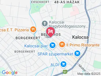 Pilvax Hotel Kalocsa a térképen