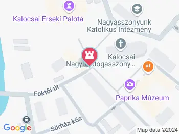 Szentháromság-oszlop Kalocsa a térképen