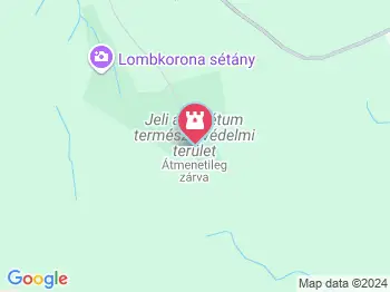 Jeli Arborétum Kám a térképen