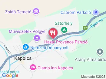 84 Bisztró Kapolcs a térképen