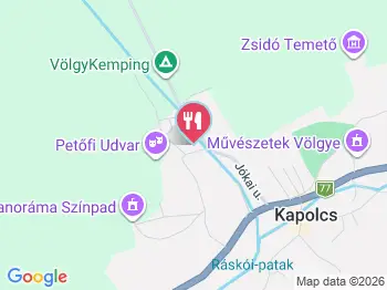 KenderKert Kapolcs a térképen