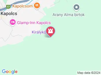 Királykő Kapolcs a térképen