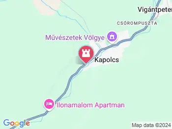 Országpark Kapolcs a térképen