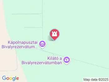 Kápolnapusztai Bivalyrezervátum Kápolnapuszta a térképen