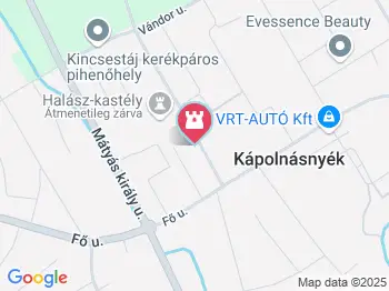 Halász-kastély Kápolnásnyék a térképen