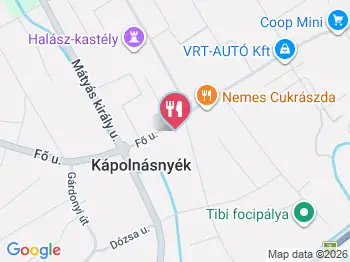 Nyéki Fészek Kávézó Kápolnásnyék a térképen