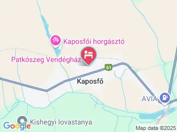 Patkószeg Vendégház Kaposfő a térképen