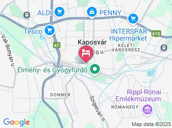 Borostyán Vendégház Kaposvár a térképen