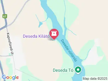 Deseda-kilátó Kaposvár a térképen