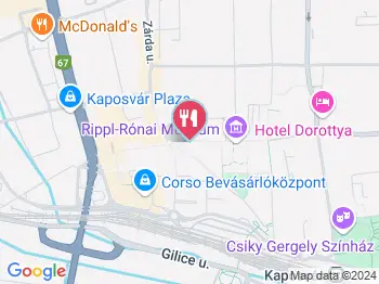 Egykávézó Kaposvár a térképen