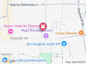 Európa park Kaposvár a térképen