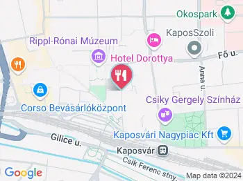 Európa Pékség Kaposvár a térképen