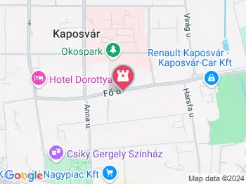 Fő utca Kaposvár a térképen
