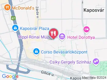 Gard'Ann Cukrászda Kaposvár a térképen