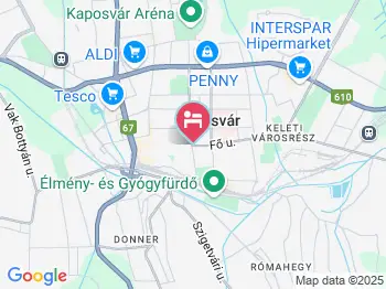 Hotel Dorottya Kaposvár a térképen