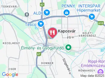 Kapos Étterem Kaposvár a térképen