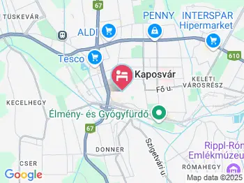 Hotel Kapos Kaposvár a térképen