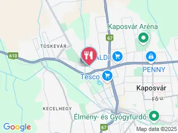 Két Testvér Étterem Kaposvár a térképen
