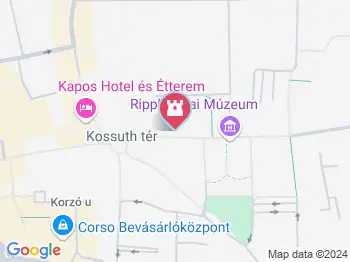 Kossuth tér Kaposvár a térképen