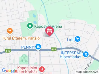 Mozsgay Vendégház Kaposvár a térképen