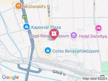 Nepomuki Szent János szobra Kaposvár a térképen