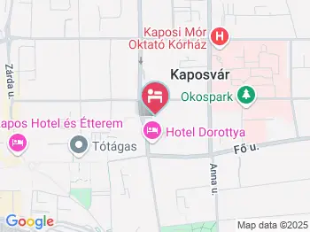 Pálma Panzió Kaposvár a térképen