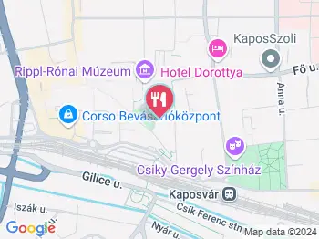 Pecsenyesütő Kaposvár a térképen