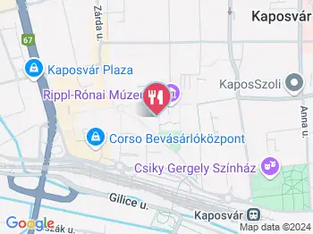 Pekeráj Pékség Kaposvár a térképen