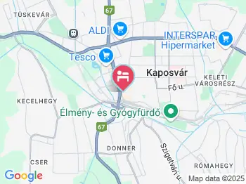 La Pergola Panzió és Étterem Kaposvár a térképen
