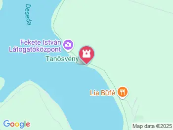 Pillangó tanösvény Kaposvár a térképen