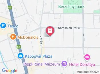 Rippl-Rónai Megyei Hatókörű Városi Múzeum Kaposvár a térképen