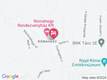 Rómahegy Panzió Kaposvár a térképen