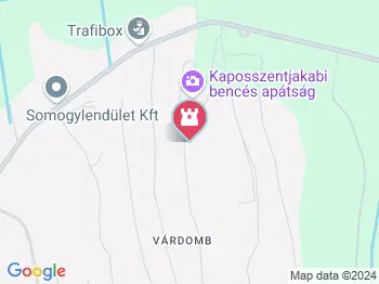 Szentjakabi Bencés Apátság Romkert Kaposvár a térképen