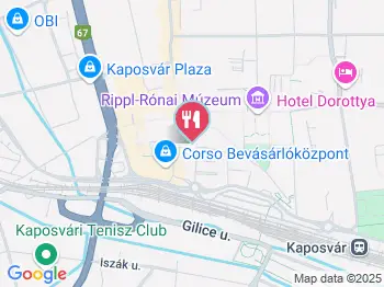 Szicília Étterem & Pizzéria Kaposvár a térképen