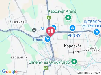 Vörös Fogadó & Étterem Kaposvár a térképen