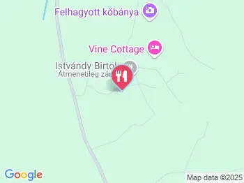 Istvándy Pincészet Káptalantóti a térképen
