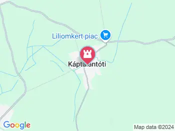 Tóti-hegy Káptalantóti a térképen