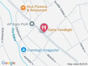 Garta Vendéglő Kapuvár a térképen