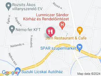 Holiday Palacsintázó & Ételbár Kapuvár a térképen