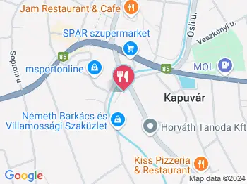 Malom Söröző Kapuvár a térképen